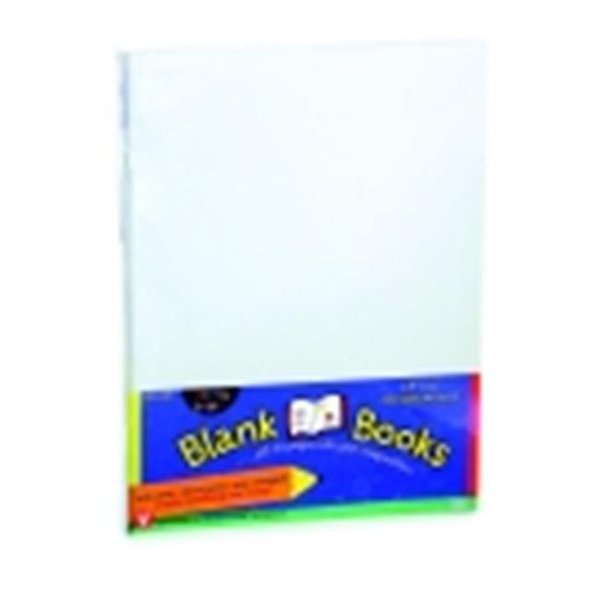 Hygloss Products Hygloss Rainbow Bright Blank Book - 8.5 x 11 in. - 24 Sheets; White; Pack 6 409409